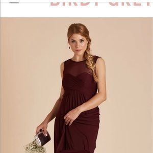 Birdy Grey Burgundy Bridesmaid Dress